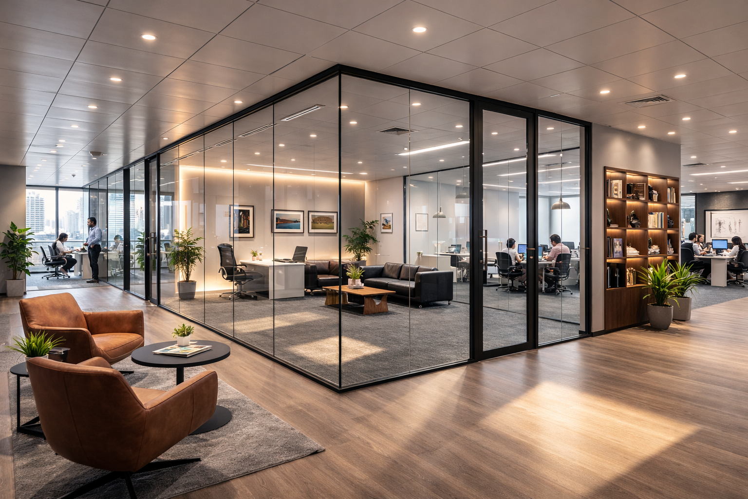 Double Glazed Partitions